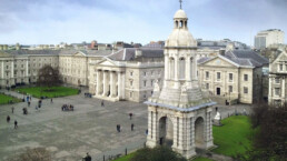 A view of the campus at Trinity College Dublin